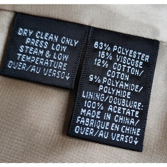 Ellen Tracy Open Front Blazer, Oyster, Size 12, NWT - Picture 5 of 7